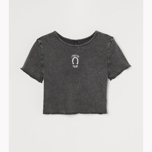 H&M Just In Luck Cropped Top- size xs